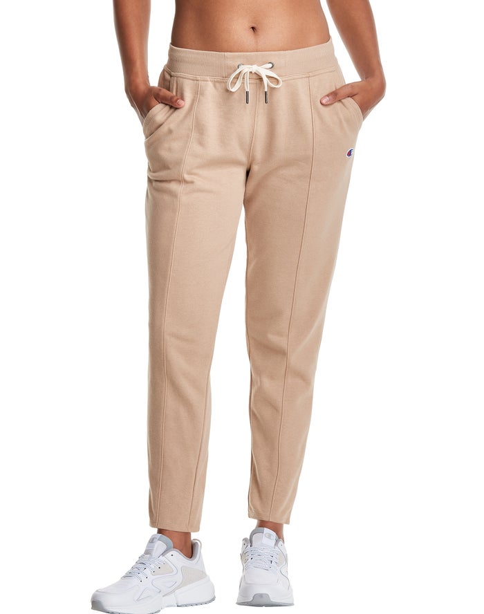 Champion Trainingsbroek Dames - Khaki - Campus French Terry ( 128590-IPH )